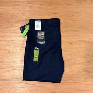 Dickies Khaki Slim Tapered Leg Pants Navy Blue Mens 44x30 WP900RDN NWT